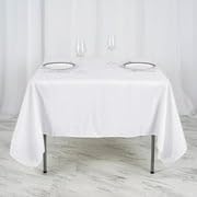 Efavormart Premium Polyester Square Table Overlay 70"x70" White - Image 7