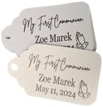 Mi Bautizo Baptism Christening Personalized Thank You Tags 20 pcs - Image 8