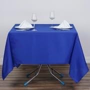 Efavormart 70" Square Linens Royal Blue Wholesale Linens Polyester Square Linen - Image 7