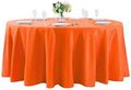 120 inch Round Tablecloth Washable Polyester Table Cloth Decorative Table Cover by Cupuamon