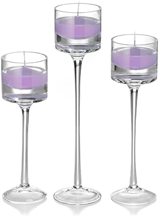 yummi Set of 18 Floating Candles and Monet Stem Holders by YummiCandles