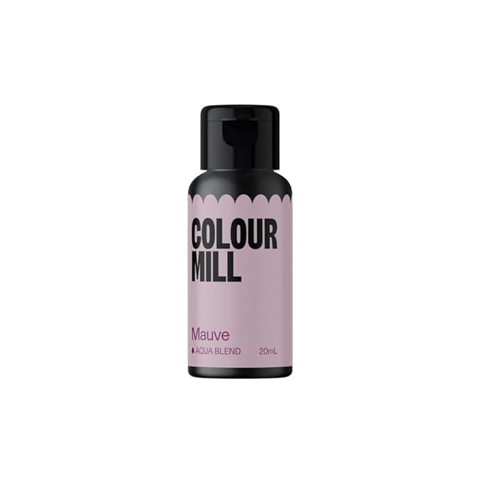 Colour Mill Aqua Blend Water-Based Food Coloring, 20 Milliliters Mauve by ColourMill