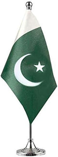 GentleGirl.USA Pakistan Table Flags, Stick Small Mini Pakistani Flag Office by GentleGirl