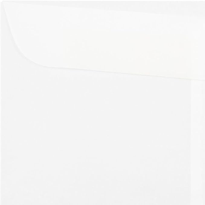 LUXPaper Square Invitation Envelopes | 9 1/2" x 9 1/2" | Clear Translucent | - Image 4