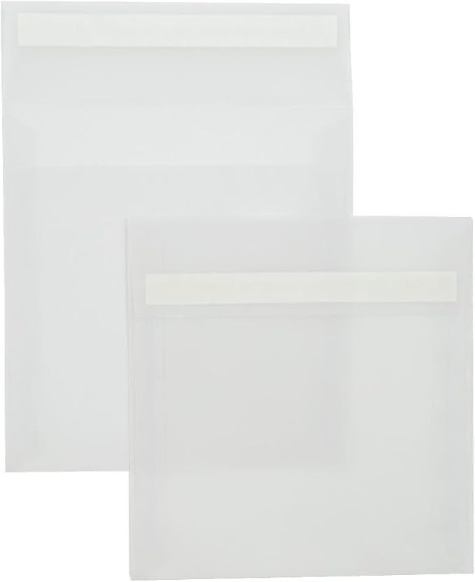 LUXPaper Square Invitation Envelopes | Peel & Press | 7" x 7" | Clear - Image 6