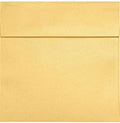 LUXPaper Square Invitation Envelopes | Peel & Press | 7" x 7" | Gold Metallic | by LUXPaper