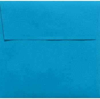 LUXPaper Square Invitation Envelopes | Peel & Press | 7" x 7" | Pool Blue | - Image 2