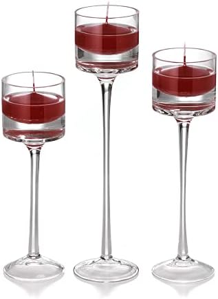 yummi Set of 18 Floating Candles and Monet Stem Holders by YummiCandles
