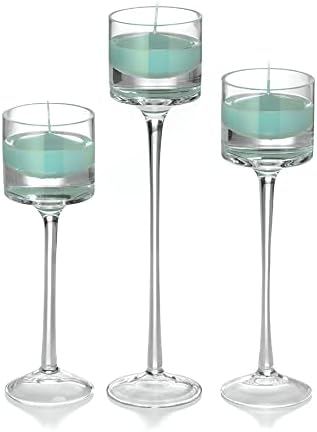 yummi Set of 18 Floating Candles and Monet Stem Holders by YummiCandles