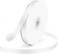 KMER LIFE 3/8" Wide x 50 Yards White Single Faced Polyester Satin Ribbon by KMERLIFE