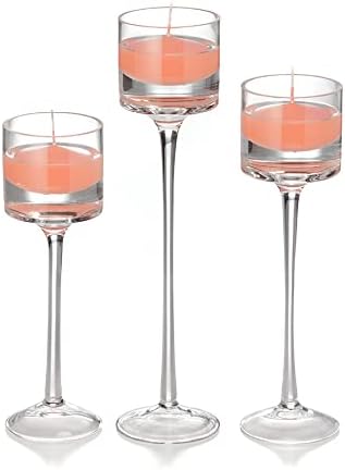 yummi Set of 18 Floating Candles and Monet Stem Holders by YummiCandles