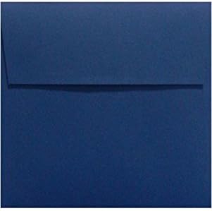 LUXPaper Square Invitation Envelopes | Peel & Press | 7" x 7" | Navy Blue | by LUXPaper
