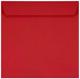 LUXPaper Square Invitation Envelopes | Peel & Press | 7 1/2" x 7 1/2" | Ruby by LUXPaper