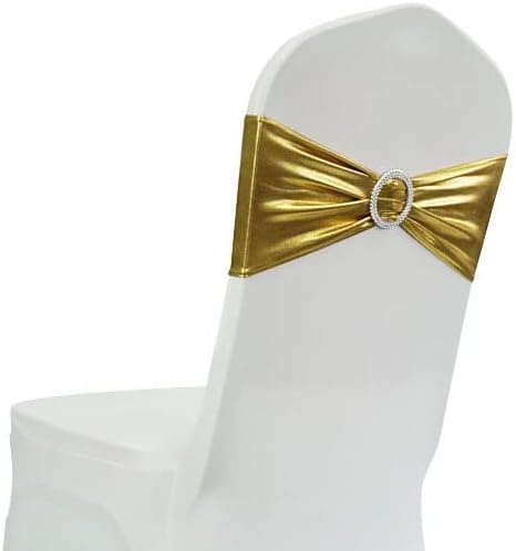 Spandex Chair Sashes Bands 30PCS Stretch Chair Ties Bows - Image 3