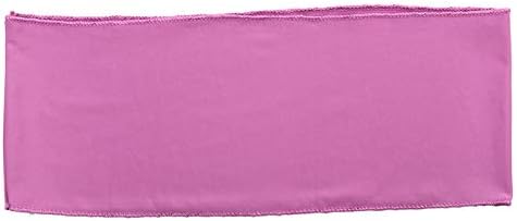 VDS Pack of 10 PCS | Dusty Pink | Spandex Chair Sashes Bows Without Buckle | - Image 3