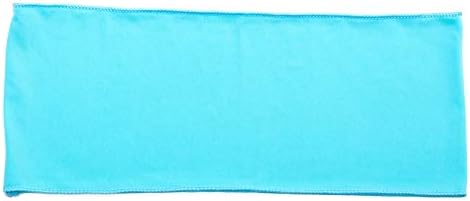 VDS Pack of 200 PCS | Aqua Blue| Spandex Chair Sashes Bows Without Buckle | - Image 3