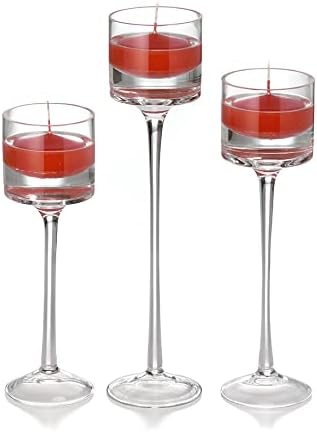 yummi Set of 18 Floating Candles and Monet Stem Holders by YummiCandles