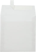 LUXPaper Square Invitation Envelopes | Peel & Press | 6 1/2" x 6 1/2" | Clear by LUXPaper