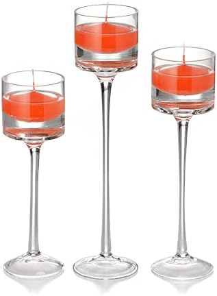yummi Set of 18 Floating Candles and Monet Stem Holders by YummiCandles