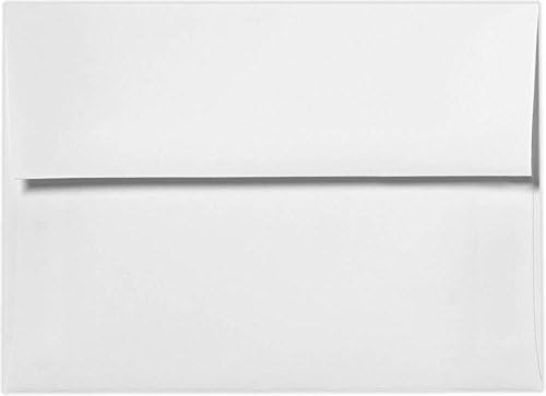 LUXPaper A10 Invitation Envelopes | Peel & Press | 6" x 9 1/2" | White | 80lb. by LUXPaper