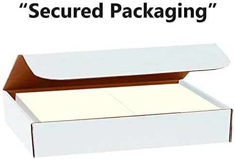 Hamilco Blank Tent Name Place Table Cards 3 1/2" x 11" Folded Card Stock - Image 4