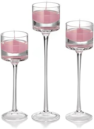 yummi Set of 18 Floating Candles and Monet Stem Holders by YummiCandles