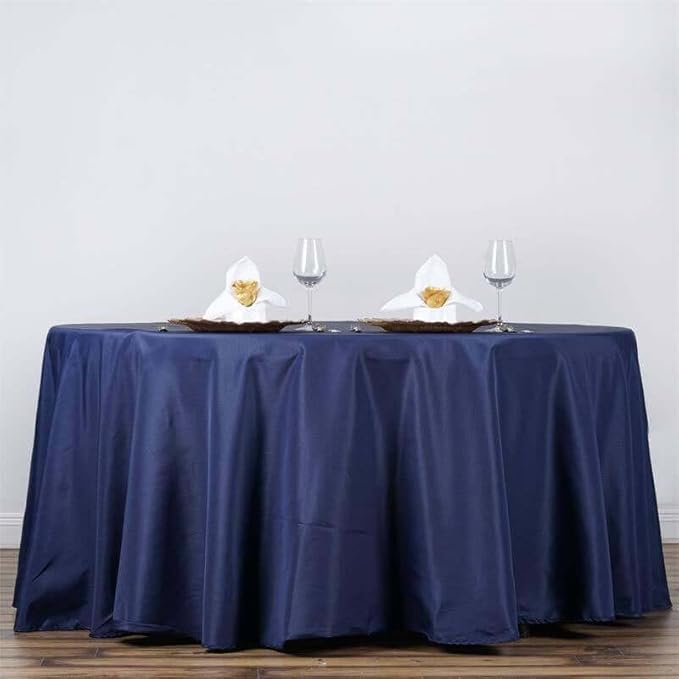 Efavormart Round Tablecloth, 132 Inch Stain & Wrinkle Resistant Washable Table by efavormart