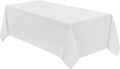 VidaFete Tablecloth 90 * 132inch Rectangle Table Cloth Polyester, Stain Wrinkle by VidaFete