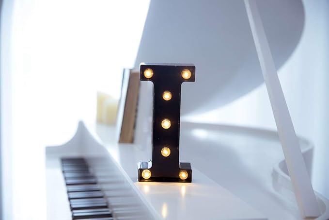 Foaky Black LED Marquee Number Lights Sign Light Up Marquee Number Lights Sign - Image 2