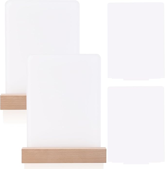 5" x 7"- 4 pcs Acrylic 2 pcs Frame Sublimation LED Acrylic Photo Frames Night - Image 2