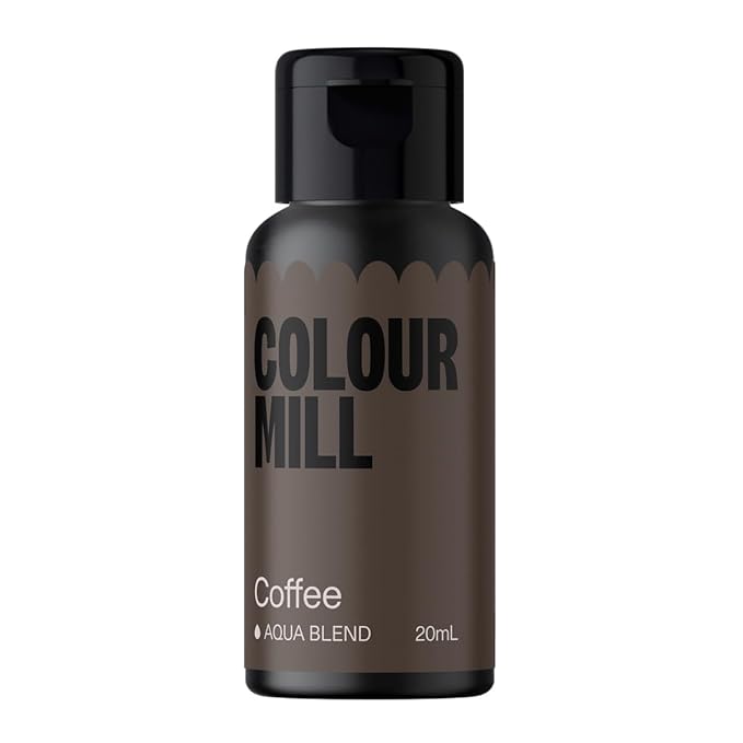 Colour Mill Aqua Blend Water-Based Food Coloring, 20 Milliliters Coffee by ColourMill