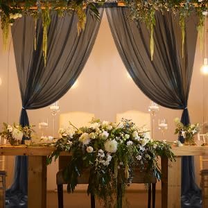 PARTISKY 20ft X 10ft Black Tulle Backdrop Curtain - Image 6