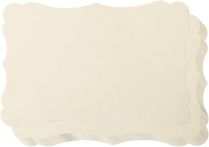 50 Pack Blank Kraft Cards Cardstock Thick Paper Brown Greeting Cards by Homtable