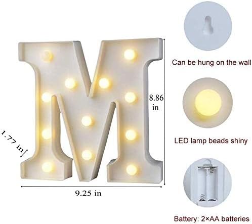 MUMUXI Marquee Light Up Letters | Large Light Up Numbers | Battery Powered and - Image 2