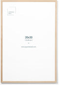 Opposite Wall - 20x30 in - Natural Solid Oak Wood Picture Frame - Lightweight by OppositeWall