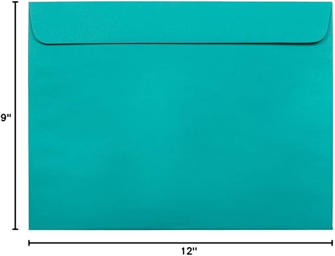 JAM PAPER 9 x 12 Booklet Colored Envelopes - Image 3