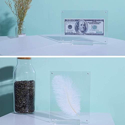 1Pack Acrylic Picture Frame, 5x7 Clear Double Sided Photo Frame, Magnetic Photo - Image 7