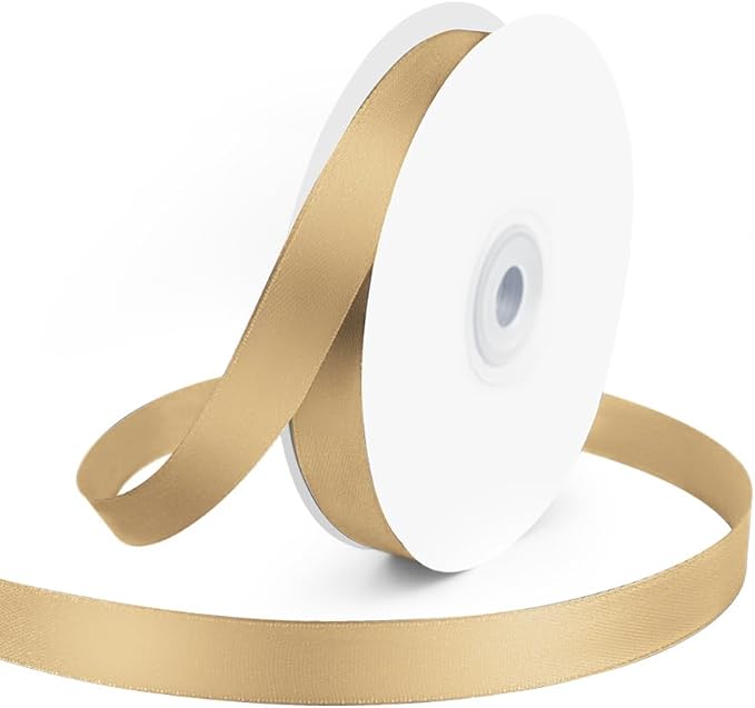 5/8" Wide x 50 Yards Polyester Satin Ribbon by KMERLIFE