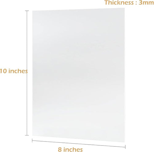 10 Pack 8x10 Inch Frosted Acrylic Signs Blank, DIY Blank Frosted Acrylic Sheet - Image 2