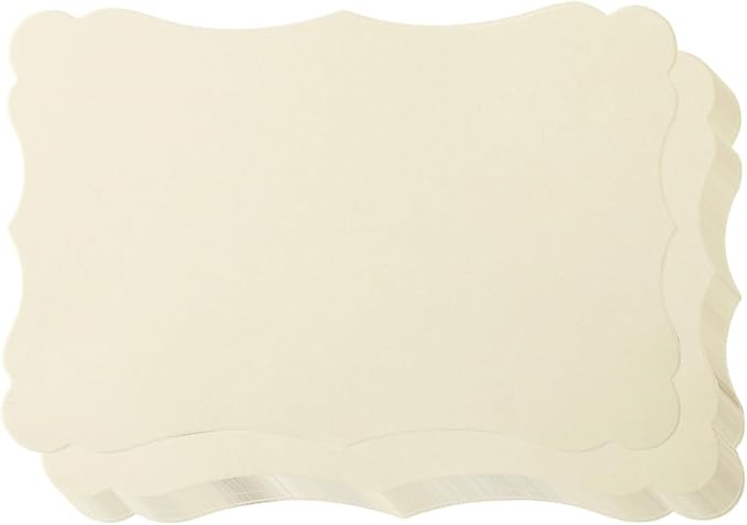 50 Pack Blank Kraft Cards Cardstock Thick Paper Brown Greeting Cards by Homtable