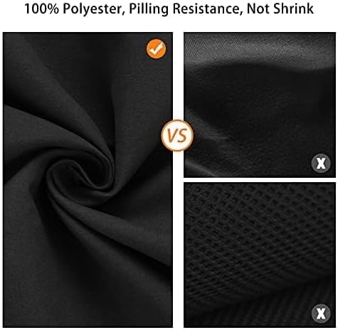 10 x 10 FT Black Backdrop Background, 100% Polyester Photography Backdrop - Image 4