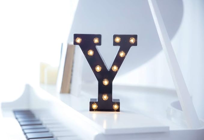 Foaky Black LED Marquee Number Lights Sign Light Up Marquee Number Lights Sign - Image 2