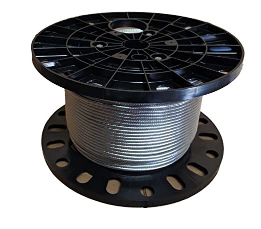 Laureola 1/8" Type-1x19 Grade-316 Stainless Steel Cable Railing Wire Rope - by LaureolaIndustries
