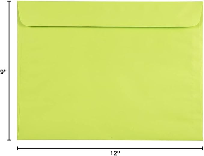JAM PAPER 9 x 12 Booklet Colored Envelopes - Image 6