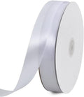 TONIFUL 1 Inch x 100yds White Satin Ribbon, Thin Solid Color Satin Ribbon by TONIFUL
