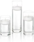 yummi Set of 36 Floating Candles and Cylinder Vases by YummiCandles