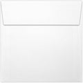 LUXPaper Square Invitation Envelopes | Peel & Press | 6" x 6" | White Linen | by LUXPaper