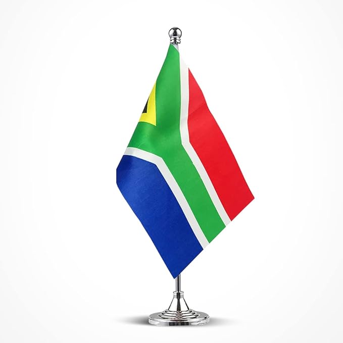 South Africa Flag South African Flags, Small Mini South African Desk Flag by Mflagperft