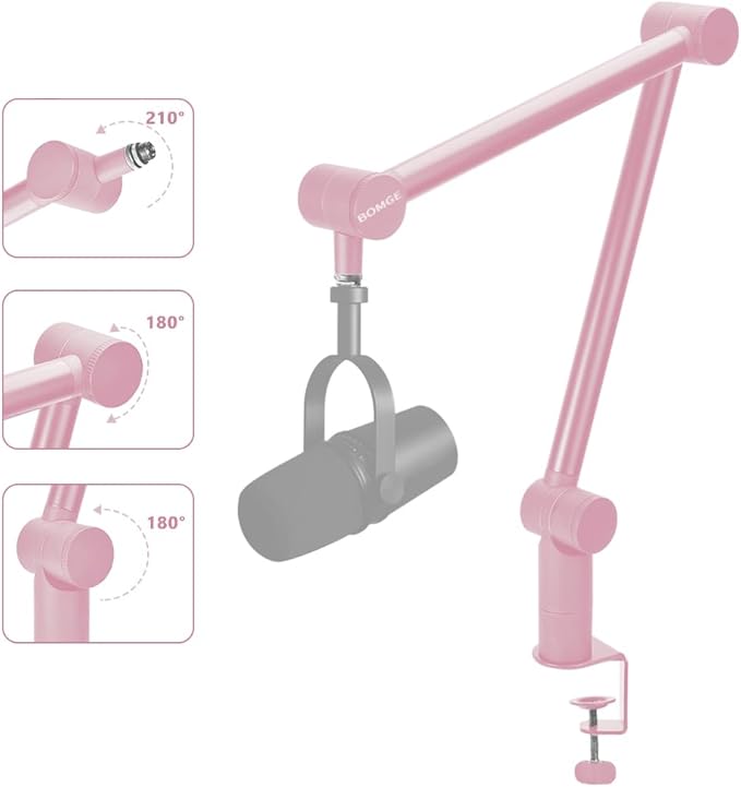 BOMGE Boom Arm Mic Stand - Image 6