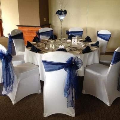 Obstal 50 PCS Satin Chair Sashes Bows - Image 8